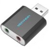 Tarjeta de Sonido Externa USB Vention VAB-S17-B - 2.1 Canales - Sonido HD