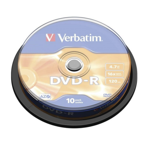 art_verb-dvd-r204.7gb2010u_1-1 DVD-R Verbatim Advanced AZO 16X - 10 Unidades (4.7GB)