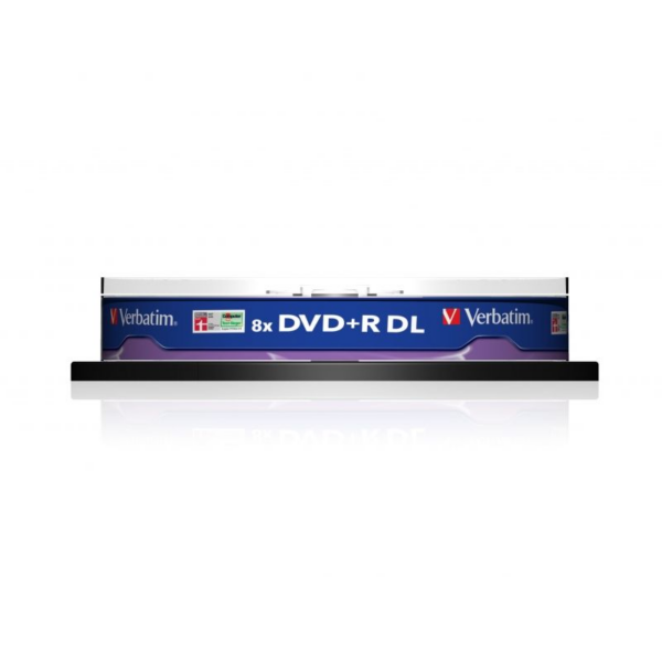 DVD+R Doble Capa Verbatim 8.5GB 8X - Pack de 10 Discos