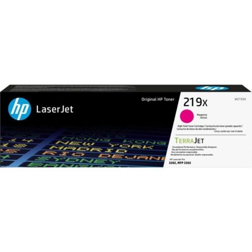 Tóner Original HP 219X XL Magenta - Alta Capacidad y Calidad Profesional