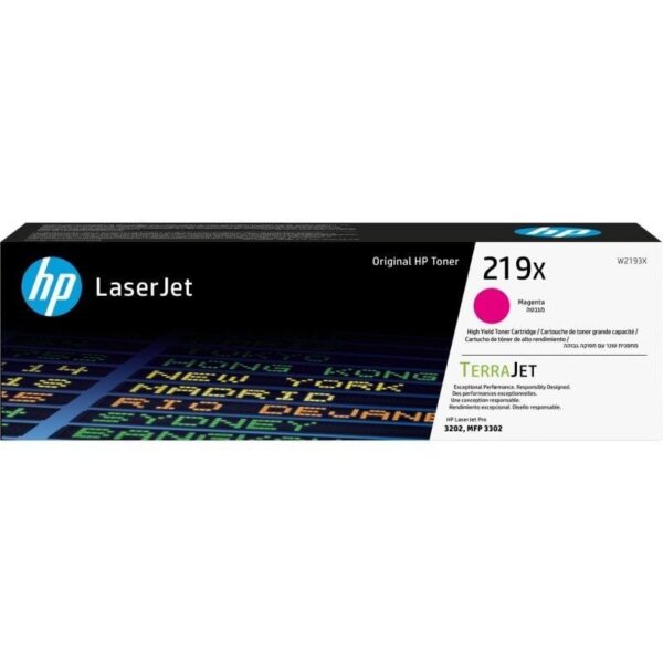 Tóner Original HP 219X XL Magenta - Alta Capacidad y Calidad Profesional