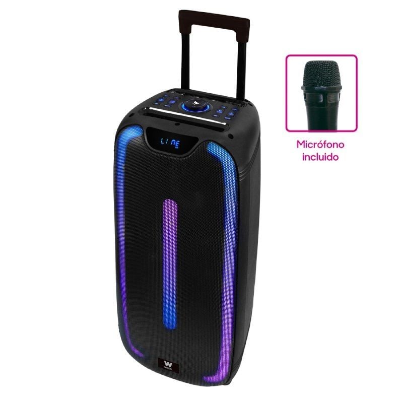 Altavoz Portátil Bluetooth Woxter Rock'n'Roller ST 100W con Micrófono