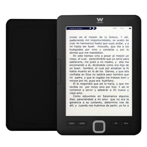 art_wox-ebook20eb26-042_1-1 Woxter Scriba 195 - Ebook 6" Tinta Electrónica, Negro - Lectura Sin Fatiga