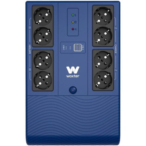 SAI Woxter Multibase 800VA - Protección Avanzada para PC y Oficinas