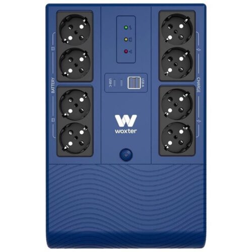 SAI Woxter Multibase 1200VA - Protección de 8 Salidas en Torre