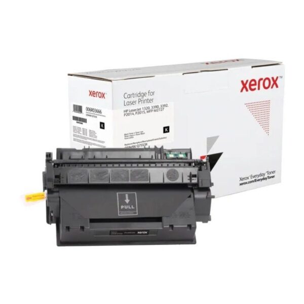 Tóner Negro Compatible Xerox 006R03666 para HP Q5949X/Q7553X - 6000 Páginas