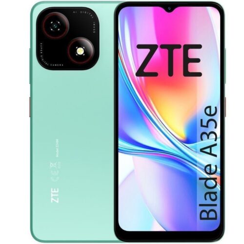 ZTE Blade A35E - Smartphone 6.52'' HD, 2GB RAM + 32GB, 8MP Cámara, Batería 5000mAh - Verde