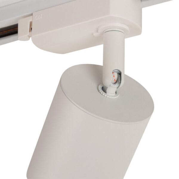 Foco de Carril Monofásico 10W COB Regulable Flicker Free Blanco 4000ºK [1916-TL-10W-M-W]