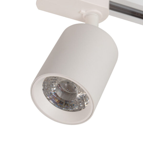 Foco de Carril Monofásico 10W COB Regulable Flicker Free Blanco 4000ºK [1916-TL-10W-M-W]