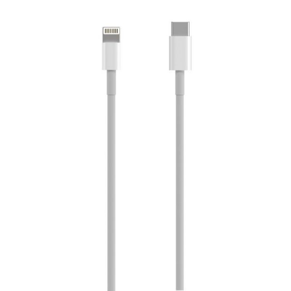 art_ais-cab20a102-0543_2 Cable USB 2.0 Tipo-C Lightning Aisens A102-0543/ USB Tipo-C Macho - Lightning Macho/ 50cm/ Blanco