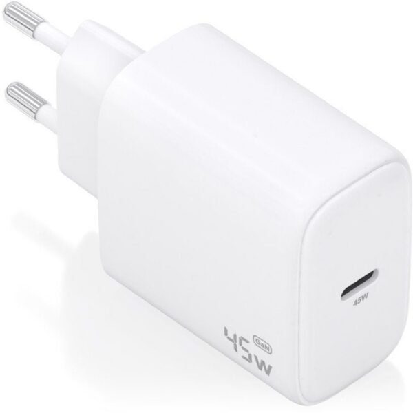 art_ais-carga20a110-0969_1 Cargador de Pared GaN Aisens A110-0969/ 1xUSB Tipo-C/ 45W/ Blanco