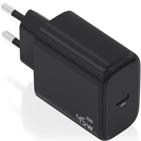 art_ais-carga20a110-0970_1 Cargador de Pared GaN Aisens A110-0970/ 1xUSB Tipo-C/ 45W/ Negro