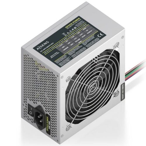 Fuente de Alimentación Aisens ASPC-500ATX-SEO/ 500W/ Ventilador 12cm