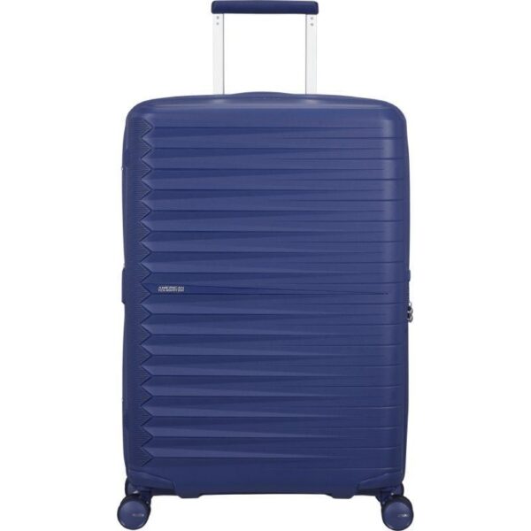 Maleta Mediana American Tourister FastForward Spinner Expansible 68cm/ 68x46x30cm/ 4 Ruedas/ Púrpura Anochecer