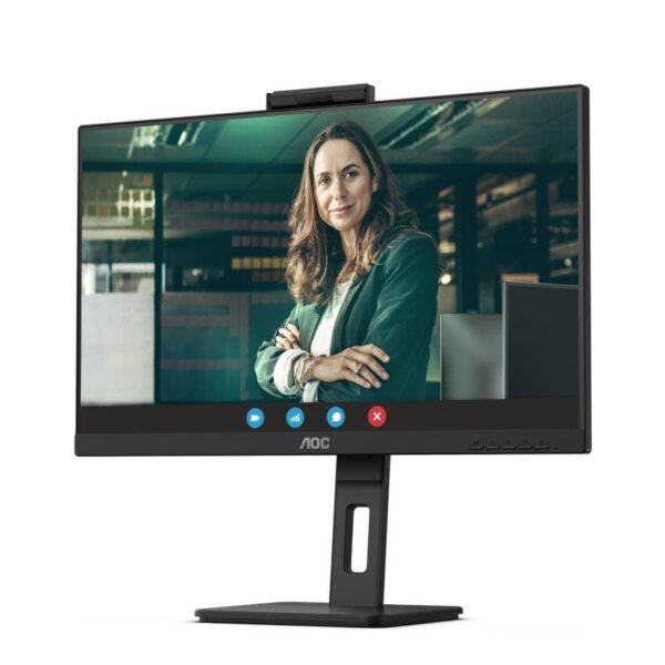 art_aoc-m2024p3qw_2 Monitor AOC 24P3QW 23.8" Full HD IPS 100Hz con Webcam y USB