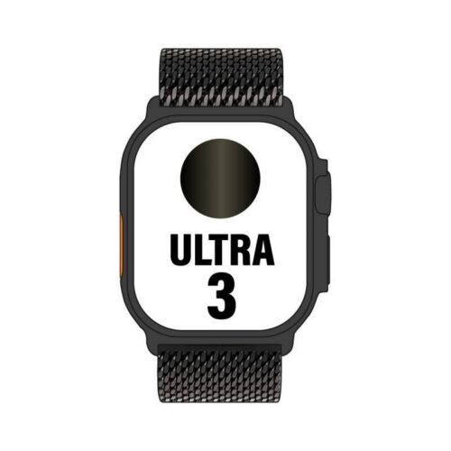 art_apl-watch20ultra20mf1t4qlbardera_1 Apple Watch Ultra 3/ GPS/ Cellular/ 49mm/ Caja Titanio Negro/ Correa Milanese Negra L