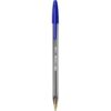 Caja de Bolígrafos de Tinta de Aceite Bic Cristal Large 880656/ 50 unidades/ Azules