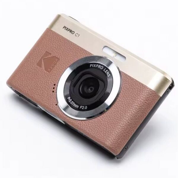Cámara Digital Kodak Pixpro C1/ 13MP/ Zoom Óptico 4x/ Marrón