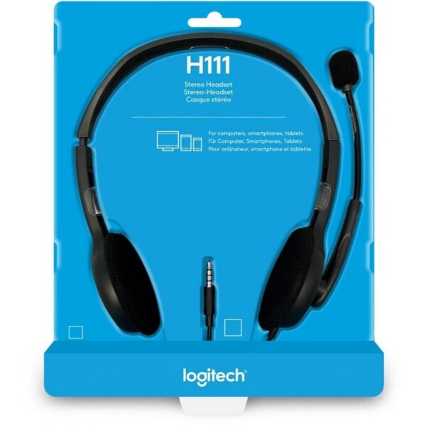 art_log-aur20981-000593_2 Auriculares Logitech H111 con Micrófono - Sonido Estéreo y Conexión 3.5mm