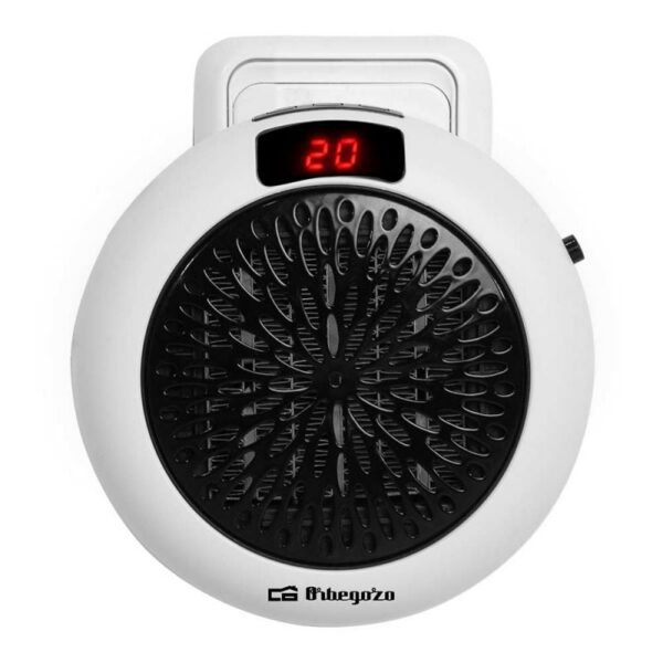 Calefactor Orbegozo CR 4000 - 600W, Termostato Regulable y Temporizador 12h