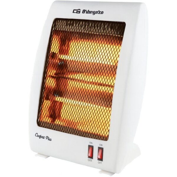 Estufa de Cuarzo Orbegozo BP 5000 A - 800W, 2 Potencias, Calor Rápido y Seguro