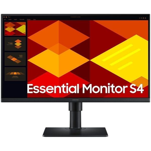art_sam-m20ls24d400gau_1 Monitor Profesional Samsung Essential Monitor S4 S40GD S24D402GAU/ 24"/ Full HD/ Regulable en altura/ Negro