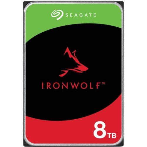 Disco Duro Seagate IronWolf NAS 8TB - Almacenamiento de Alto Rendimiento para NAS
