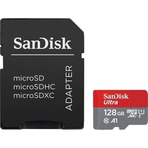 art_snd-microsd20ultra2012820adp_1-1 Tarjeta MicroSD SanDisk Ultra 128GB - 140MB/s, Clase 10, con Adaptador