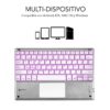 art_sub-tec20smbt50_2 Teclado Inalámbrico Bluetooth Subblim SMBT50 - Plata, Compacto y con Teclas Iluminadas