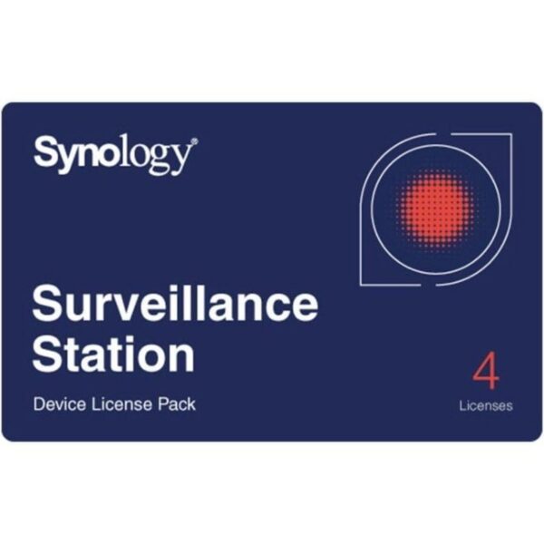 Licencia Synology Surveillance Device Pack - 4 Dispositivos