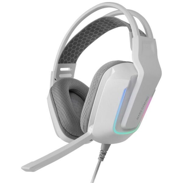 art_tac-aur20mh-strike20wh_1 Auriculares Gaming con Micrófono Mars Gaming MH-Strike/ Jack 3.5/ USB/ Blancos