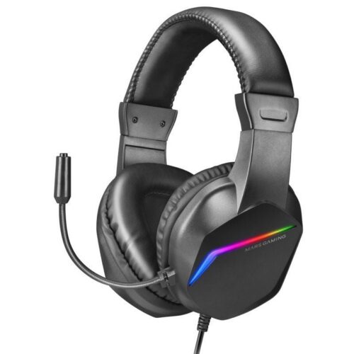 art_tac-aur20mh12220bk_1 Auriculares Gaming con Micrófono Mars Gaming MH122/ Jack 3.5/ Negros