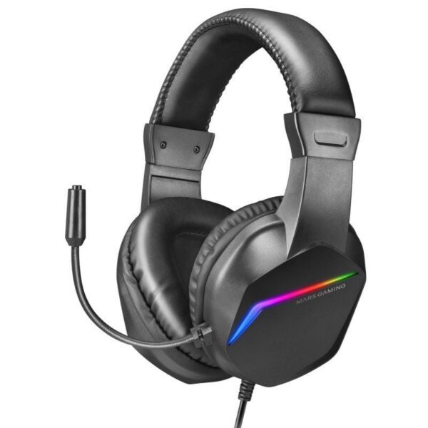 art_tac-aur20mh12220bk_1 Auriculares Gaming con Micrófono Mars Gaming MH122/ Jack 3.5/ Negros