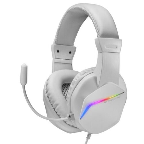 art_tac-aur20mh12220wh_1 Auriculares Gaming con Micrófono Mars Gaming MH122/ Jack 3.5/ Blancos
