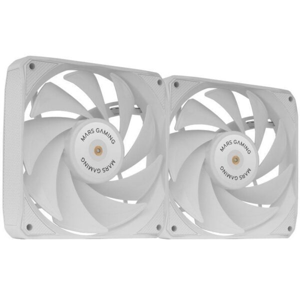 art_tac-ref20mf-nclx220wh_2 Pack 2 Ventiladores Mars Gaming MF-NCLX2 120mm - Refrigeración Silenciosa y Potente
