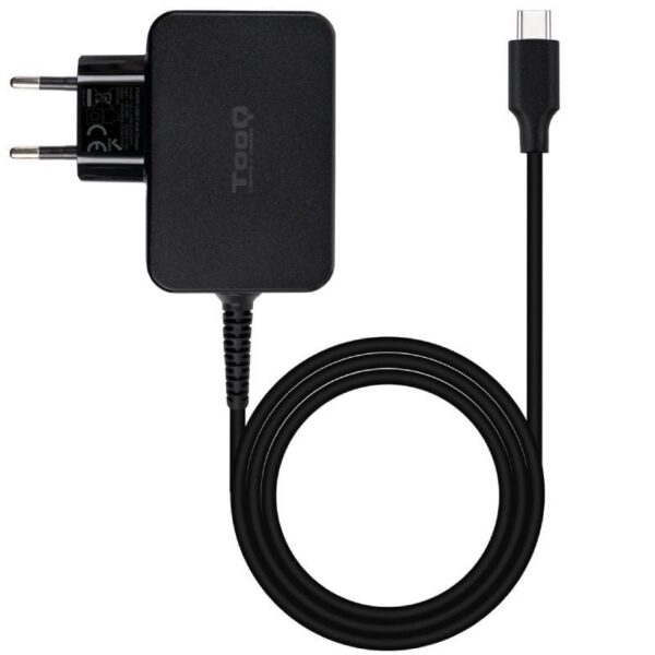 Cargador GaN TooQ 45W USB-C PD - Carga Rápida y Eficiente para Portátiles