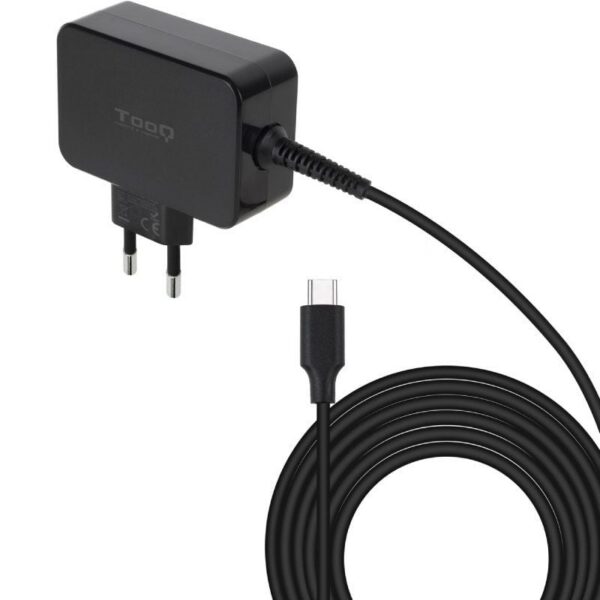 Cargador GaN TooQ 45W USB-C PD - Carga Rápida y Eficiente para Portátiles
