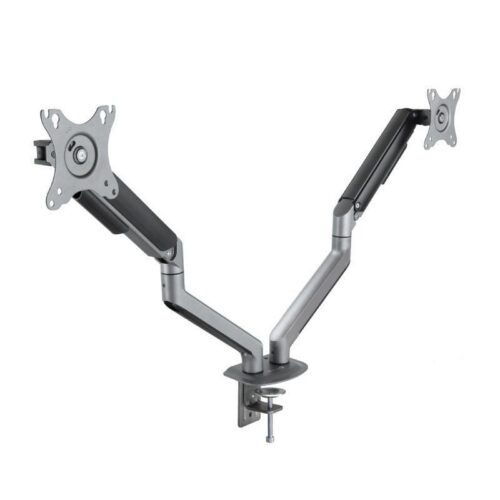 art_too-soporte20db4132tnr-g_1 Soporte de Mesa para 2 Monitores TooQ DB4132TNR-G/ Giratorio/ Inclinable/ hasta 9kg