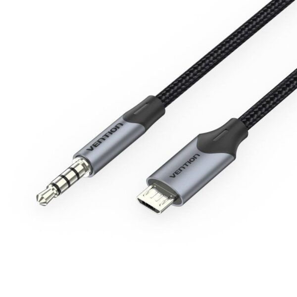 Cable Audio Vention MicroUSB a Jack 3.5 - 1.5m Negro