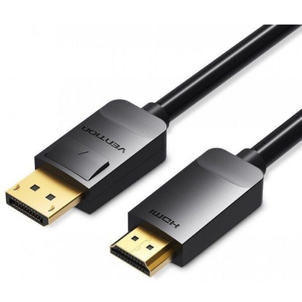 art_ven-cab20hadbi_1 Cable Adaptador DisplayPort a HDMI 3m - Vention - Calidad Premium