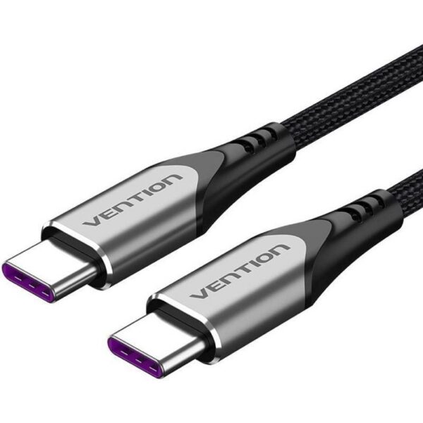 Cable USB-C a USB-C 100W Vention - Carga Rápida 5A 480Mbps 2m