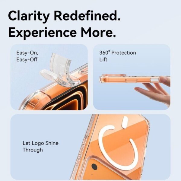 art_ven-funda20kvbtcd-40_2 Funda Dura con Magsafe Vention Concise Impact KVBTCD-40/ Compatible con iPhone 17 Pro Max/ Transparente