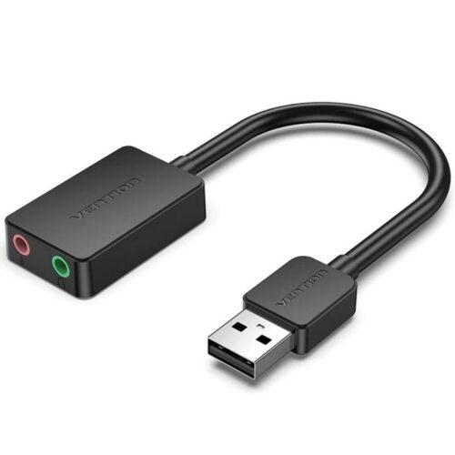 Tarjeta de Sonido Externa USB 2.1 Vention - Audio de Alta Fidelidad