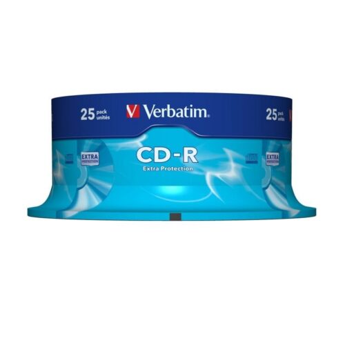 art_verb-cd20datalife20700mb2025u_1 CD-R Verbatim Datalife 52X - 25 Unidades (700MB, Extra Protection)