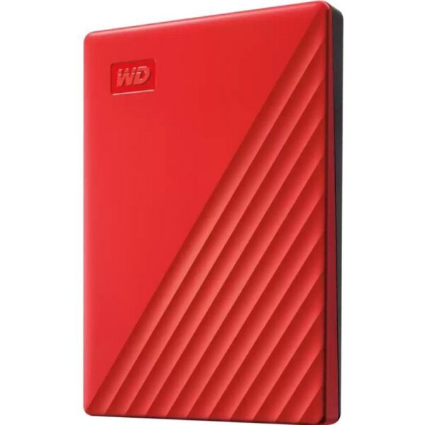 Disco Externo Western Digital My Passport 2TB/ 2.5"/ USB 3.2/ Rojo