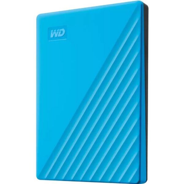 Disco Externo WD My Passport 4TB - USB 3.2, Azul - Almacenamiento Portátil y Seguro