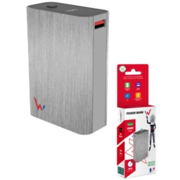 Powerbank Compacto 20000mAh Wonder WX20: Carga Rápida y Sostenible