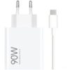 Cargador de Pared GaN Xiaomi 90W HyperCharge Combo (Type-A)/ 1xUSB + Cable USB Tipo-C/ 90W