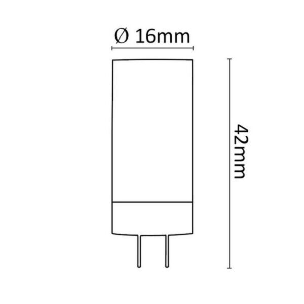 Bombilla LED Asalite G4 2W 220Lm 3000K IP20 [ASAL-0097