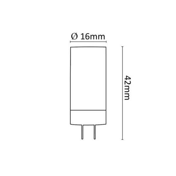 Bombilla LED Asalite G4 2W 220Lm 3000K IP20 [ASAL-0097